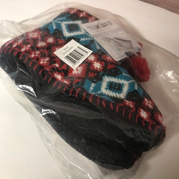 Muk Luks slipper booties NWT fleece slippers winter slippers bootie socks - Picture 2 of 6